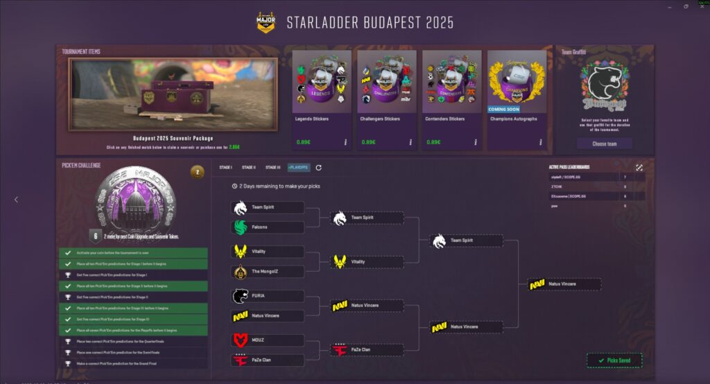 Прогнозы Pick’Em Challenge на StarLadder Budapest Major